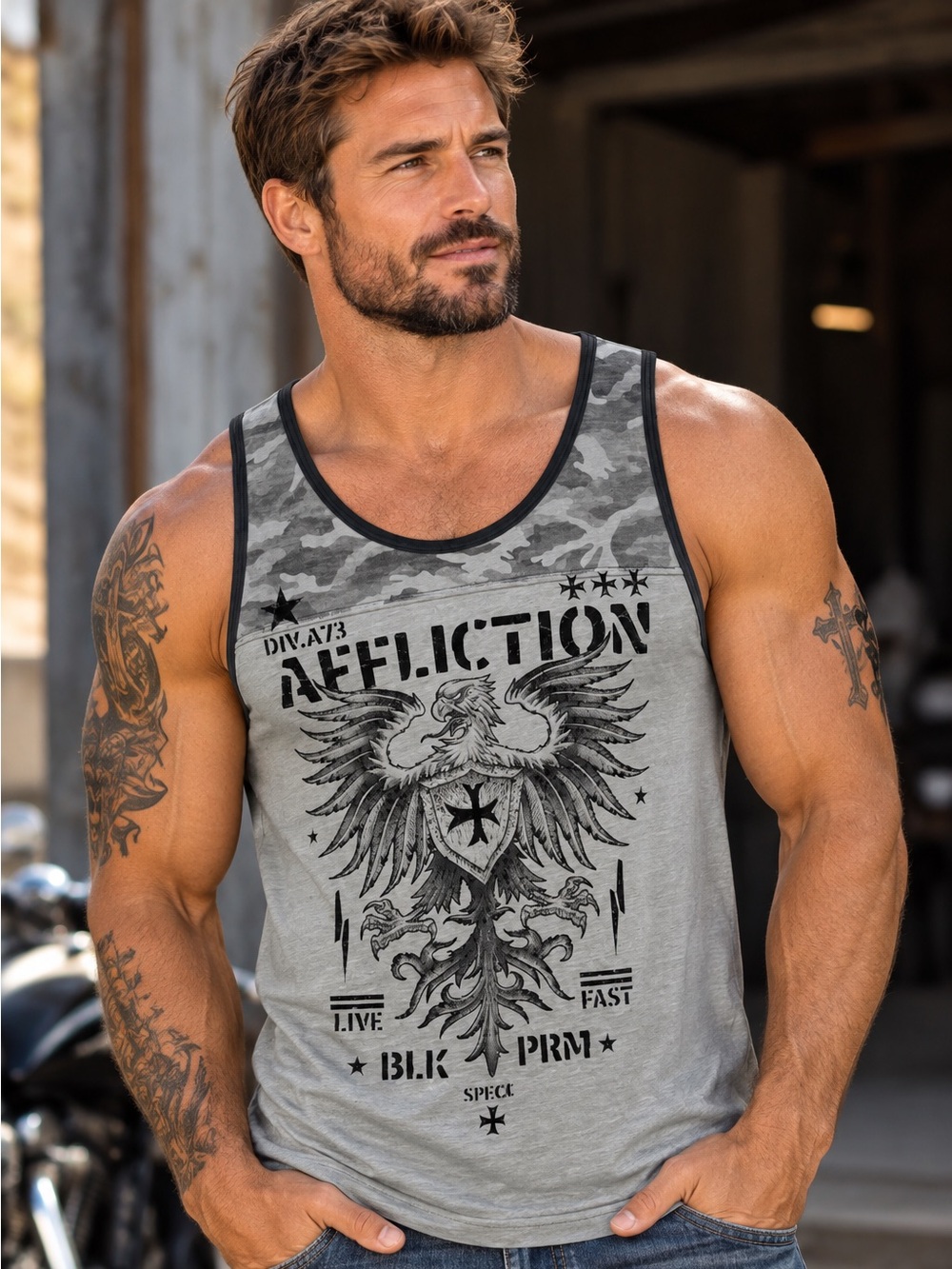 Affliction men’s tank size XL